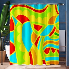 Colorful Decor Shower Curtain 60  X 72  (medium) 