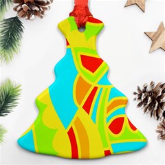 Colorful Decor Christmas Tree Ornament (2 Sides)