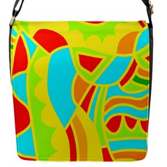 Colorful Decor Flap Messenger Bag (s)