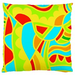 Colorful Decor Standard Flano Cushion Case (one Side)