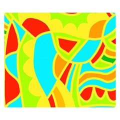 Colorful Decor Double Sided Flano Blanket (small) 