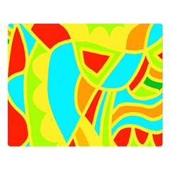 Colorful Decor Double Sided Flano Blanket (large) 