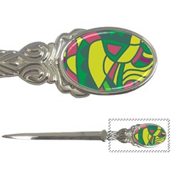 Green Abstract Decor Letter Openers