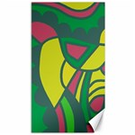 Green abstract decor Canvas 40  x 72   39.28 x69.23  Canvas - 1