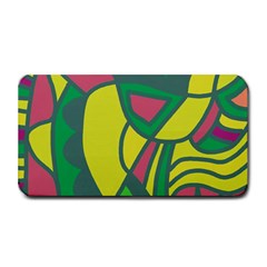 Green Abstract Decor Medium Bar Mats by Valentinaart