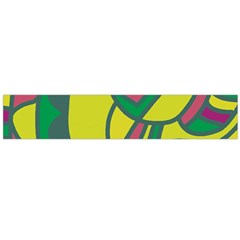 Green Abstract Decor Flano Scarf (large)