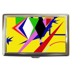 Yellow Abstraction Cigarette Money Cases