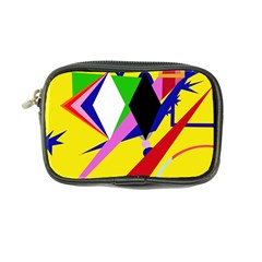 Yellow Abstraction Coin Purse