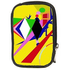 Yellow Abstraction Compact Camera Cases