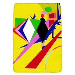 Yellow Abstraction Flap Covers (l) 