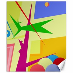 Colorful Abstract Art Canvas 20  X 24  