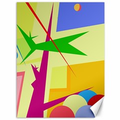 Colorful Abstract Art Canvas 36  X 48  