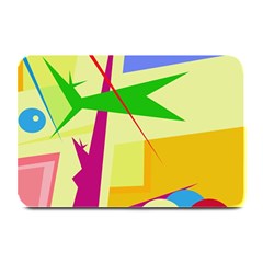 Colorful Abstract Art Plate Mats