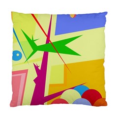 Colorful Abstract Art Standard Cushion Case (one Side)