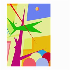 Colorful Abstract Art Small Garden Flag (two Sides)