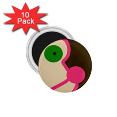 Dog Face 1 75  Magnets (10 Pack) 