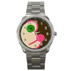 Dog Face Sport Metal Watch