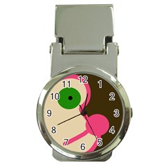 Dog Face Money Clip Watches