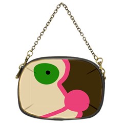 Dog Face Chain Purses (two Sides) 