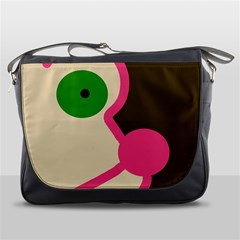 Dog Face Messenger Bags