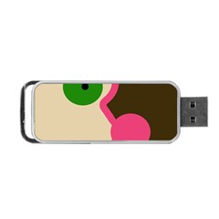 Dog Face Portable Usb Flash (two Sides) by Valentinaart