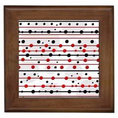 Dots And Lines Framed Tiles