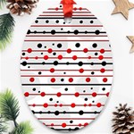 Dots and lines Ornament (Oval)  Front