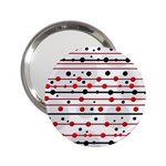 Dots and lines 2.25  Handbag Mirrors Front