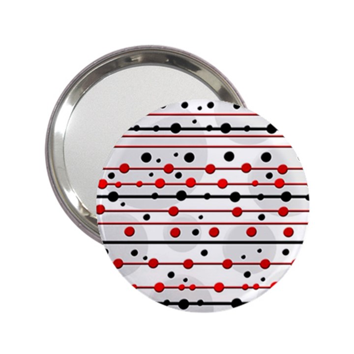 Dots and lines 2.25  Handbag Mirrors