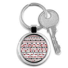 Dots And Lines Key Chains (round) 