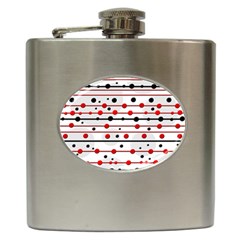 Dots And Lines Hip Flask (6 Oz)