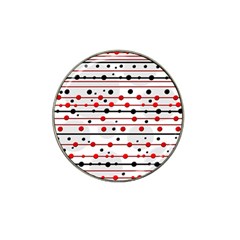 Dots And Lines Hat Clip Ball Marker (10 Pack)