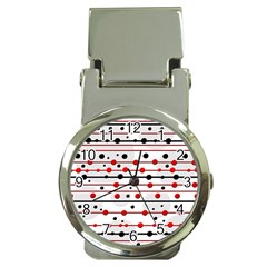 Dots And Lines Money Clip Watches by Valentinaart