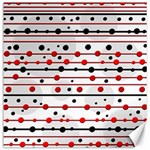 Dots and lines Canvas 16  x 16   15.2 x15.41  Canvas - 1