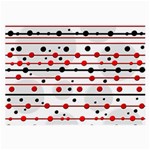 Dots and lines Large Glasses Cloth (2-Side) Front