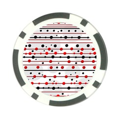 Dots And Lines Poker Chip Card Guards