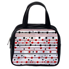 Dots And Lines Classic Handbags (one Side) by Valentinaart