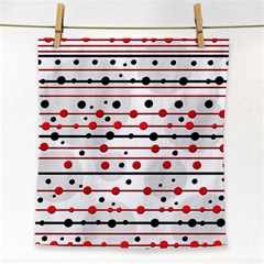 Dots And Lines Face Towel