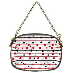 Dots And Lines Chain Purses (one Side)  by Valentinaart