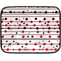 Dots And Lines Fleece Blanket (mini)