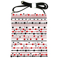 Dots And Lines Shoulder Sling Bags