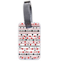 Dots And Lines Luggage Tags (two Sides)