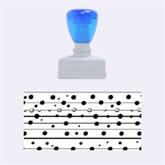 Dots And Lines Rubber Stamps (medium) 