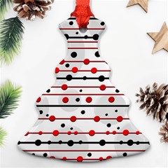 Dots And Lines Ornament (christmas Tree)