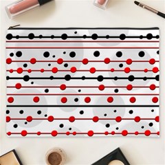 Dots And Lines Cosmetic Bag (xxxl) 