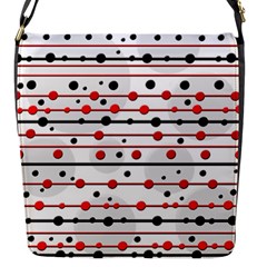 Dots And Lines Flap Messenger Bag (s)