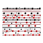 Dots and lines Double Sided Flano Blanket (Mini)  35 x27  Blanket Front