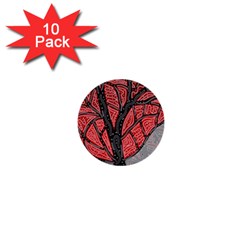 Decorative Tree 1 1  Mini Buttons (10 Pack)  by Valentinaart