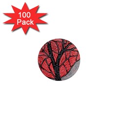 Decorative Tree 1 1  Mini Magnets (100 Pack)  by Valentinaart