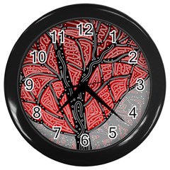 Decorative Tree 1 Wall Clocks (black)